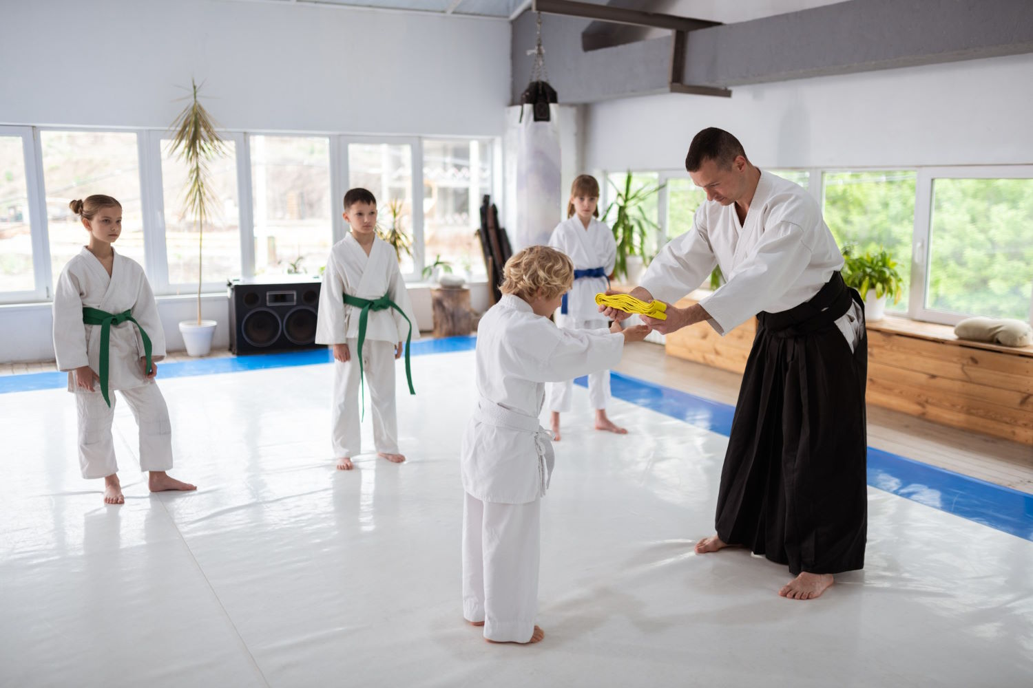 Historia aikido rozpoczyna się w Japonii, gdzie w pierwszej połowie XX wieku Morihei Ueshiba stworzył tę sztukę walki